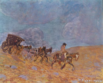 The Stage-Coach, 1922 by Pedro Figari
